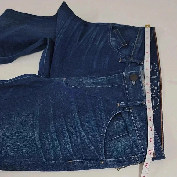 Goldsign High Rise Flare Leg Jeans - Picture 7 of 13